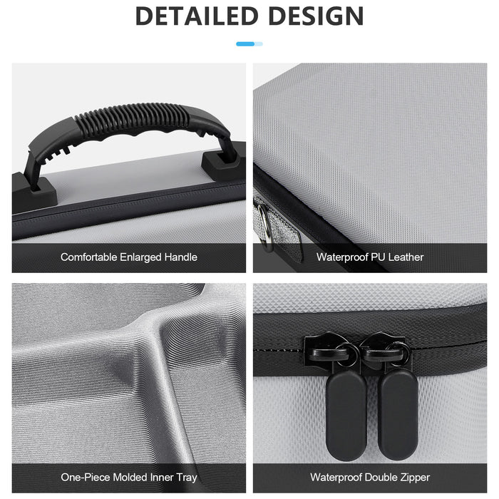 Mini 4 Pro RC 2 Case [CASE ONLY], Waterproof Shoulder Bag for DJI Mini 4 Pro Fly More Combo Accessories, Fits RC2 Remote with Sunshade