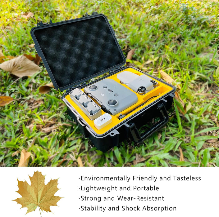 Waterproof Hard Case - Compact Portable Carrying Case for DJI Mini 2 SE/4K/Mini 2 Fly More Combo