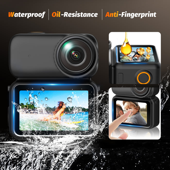 Screen Protector for DJI Nano Accessories, 3 Pack HD Full Protection Nano Tempered Glass 9H Multi Coated 2.5D Curved Nano Tempered Film Kit Scratchproof Oilproof