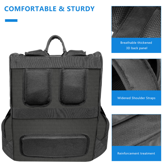 FPVtosky Backpack for PS5 Pro & PSVR2, 2-IN-1 Large Travel Bag for Playstation VR2 & PS 5/PS5 Slim/PS 5 Pro, Protective Storage Carrying Case Compatible with Playstation 5 & PS VR2 Gaming Accessories