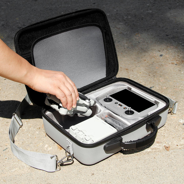 Mini 4 Pro RC 2 Case [CASE ONLY], Waterproof Shoulder Bag for DJI Mini 4 Pro Fly More Combo Accessories, Fits RC2 Remote with Sunshade