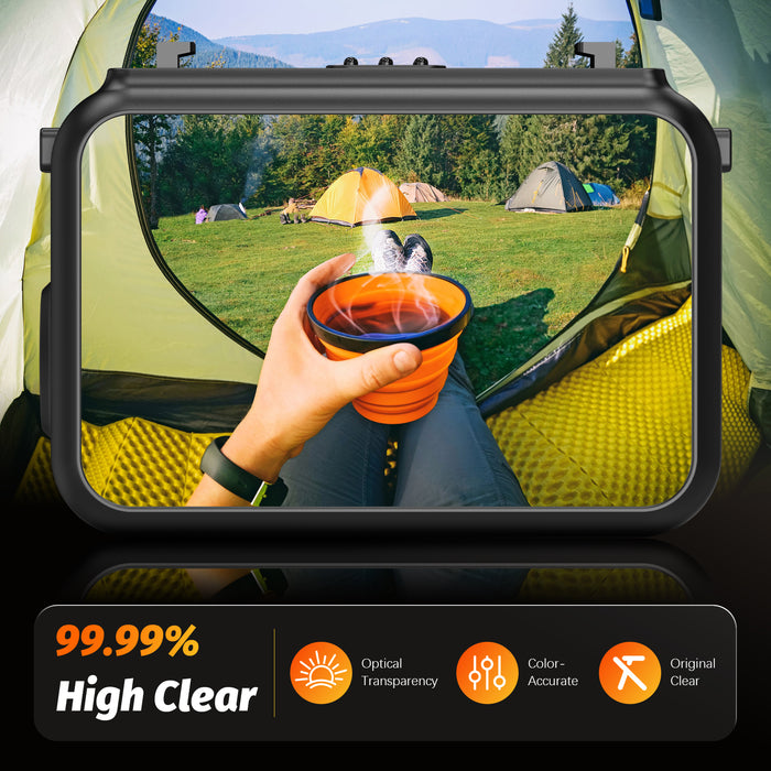 Screen Protector for DJI Nano Accessories, 3 Pack HD Full Protection Nano Tempered Glass 9H Multi Coated 2.5D Curved Nano Tempered Film Kit Scratchproof Oilproof