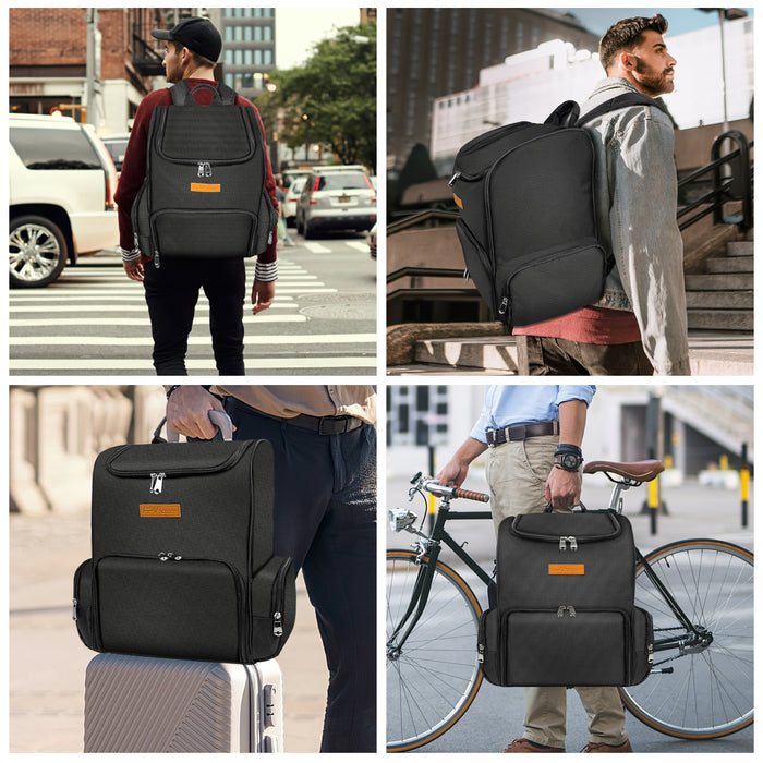 FPVtosky Backpack for PS5 Pro & PSVR2, 2-IN-1 Large Travel Bag for Playstation VR2 & PS 5/PS5 Slim/PS 5 Pro, Protective Storage Carrying Case Compatible with Playstation 5 & PS VR2 Gaming Accessories