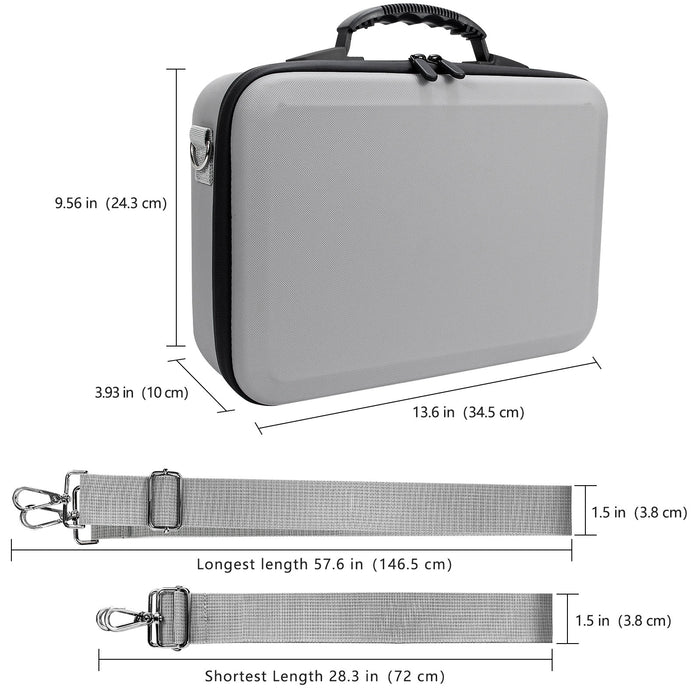 Mini 4 Pro RC 2 Case [CASE ONLY], Waterproof Shoulder Bag for DJI Mini 4 Pro Fly More Combo Accessories, Fits RC2 Remote with Sunshade