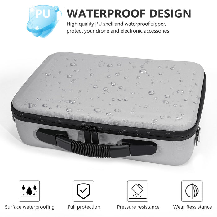 Mini 4 Pro RC 2 Case [CASE ONLY], Waterproof Shoulder Bag for DJI Mini 4 Pro Fly More Combo Accessories, Fits RC2 Remote with Sunshade