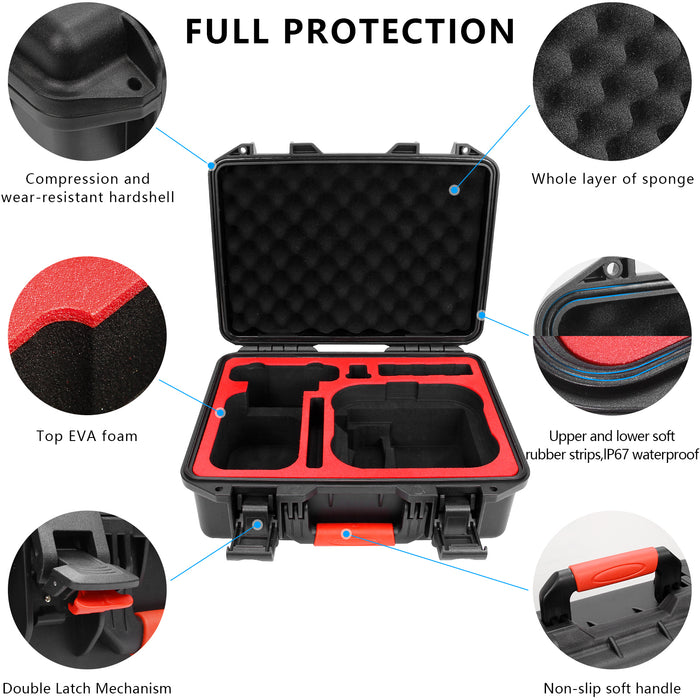 FPVtosky Hard Case for DJI Avata 2 Drone/Fly More Combo