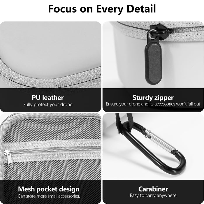 Carrying Case for DJI NEO, Porable Travel Storage Bag for DJI NEO Drone Aceessories (for DJI NEO, Orange)