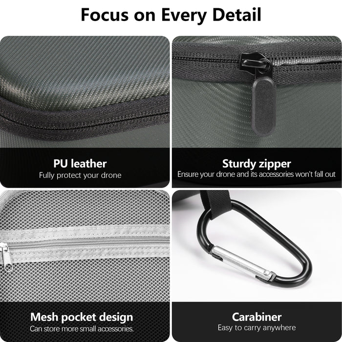 Carrying Case for DJI NEO, Porable Travel Storage Bag for DJI NEO Drone Aceessories (for DJI NEO, dark green)