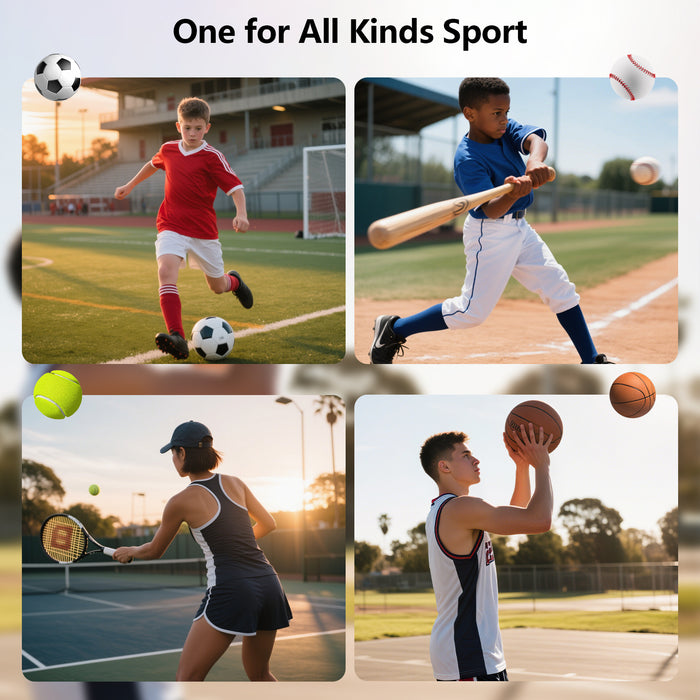 Phone Fence Mount with Magnetic Shade, Game Changer Mounting Kit for iPhone Samsung Mevo Start Go Pro and Other Action Cameras, Gamechanger Streaming Kit for Baseball Softball Tennis，Black