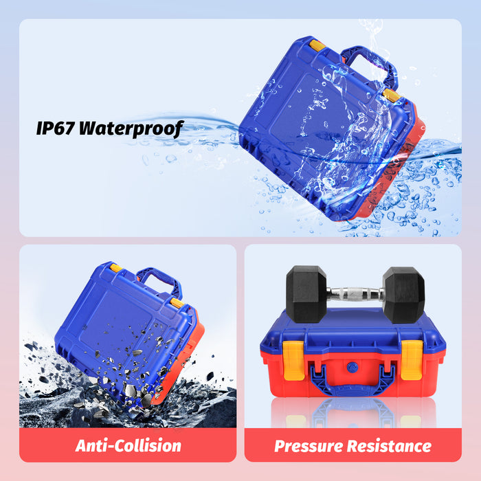 FPVtosky Hard Travel Case for Nintendo Switch 2, Soft Lining, IP67 Waterproof Carrying Bag for Nintendo Switch 2 Accessories, Coloured [CASE ONLY]