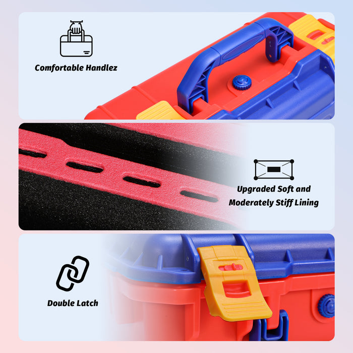 FPVtosky Hard Travel Case for Nintendo Switch 2, Soft Lining, IP67 Waterproof Carrying Bag for Nintendo Switch 2 Accessories, Coloured [CASE ONLY]