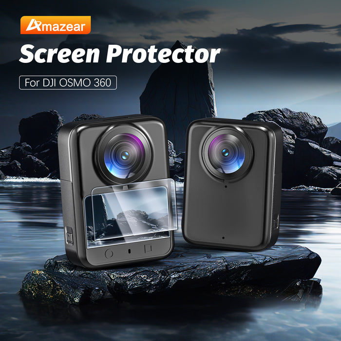 Screen Protector for DJI OSMO 360 Accessories, Ultra HD Osmo360 2 Pack Tempered Glass, 9H Hardness Anti-Fingerprint Scratch Resistant Display Film Full Screen Protection