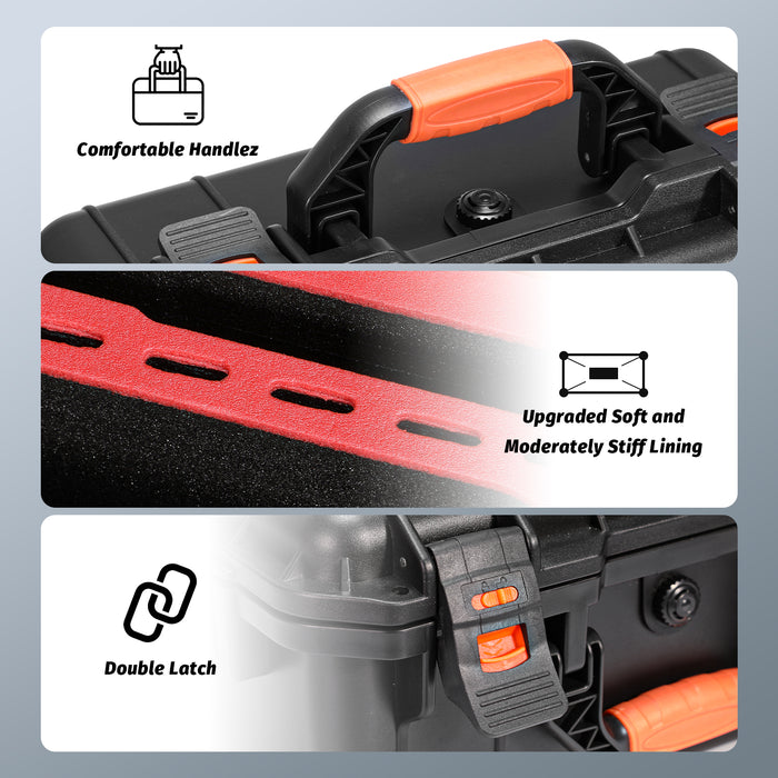 Hard Carrying Case for Nintendo Switch 2, Hard Shell Travel Protective Case for Switch 2 grip, 2 Pro Controllers, 22 Game Cards and Other Switch 2 accessories Black