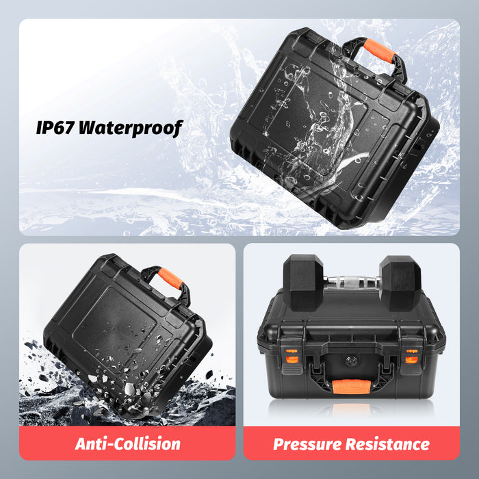 Hard Carrying Case for Nintendo Switch 2, Hard Shell Travel Protective Case for Switch 2 grip, 2 Pro Controllers, 22 Game Cards and Other Switch 2 accessories Black