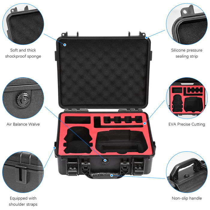 Mini 5 Pro Hard Case for DJI Mini 5 Pro, Waterproof Case for Mini 5 pro with DJI RC-N3/DJI RC 2 Controller