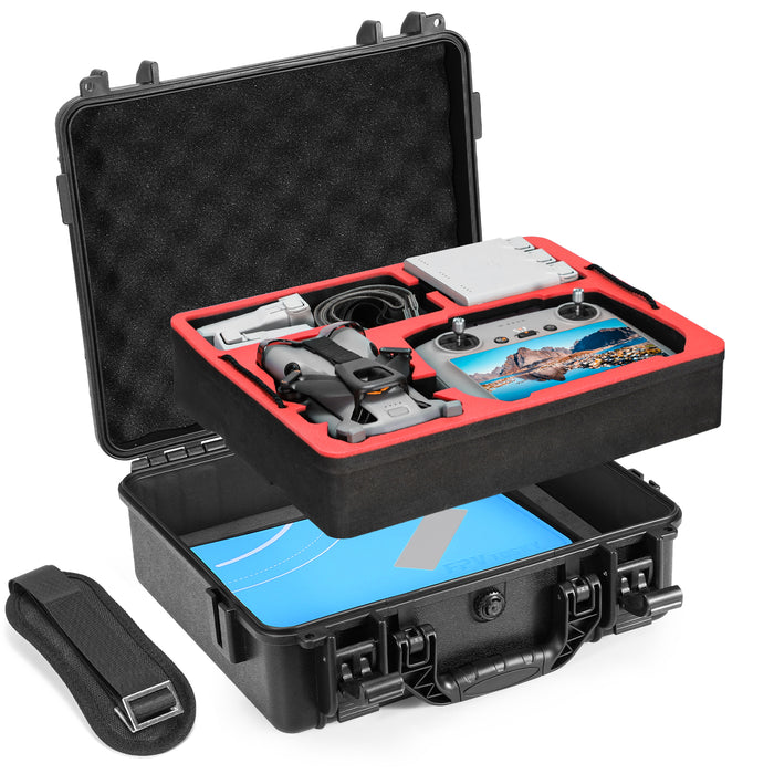 Dual Layer Hard Case for DJI Mini 5 Pro, Waterproof Case for Mini 5 pro with DJI RC-N3/DJI RC 2 Controller