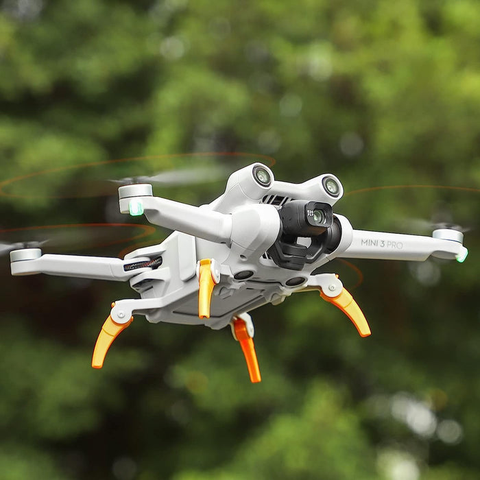 FPVtosky Landing Gear for DJI Mini 3 Pro, DJI Mini 3 Pro Drone Spider Leg Foldable Extension Kit (Orange)