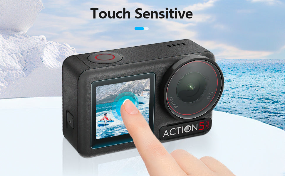 Lens Screen Protector for DJI Osmo Action 5 Pro Accessories (2Sets-8Pack)