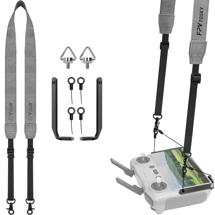 FPVtosky Balance Lanyard for DJI RC/RC 2 Controller, Lanyard Neck Strap for DJI Flip/Mini 5 Pro/Mini 4 Pro/Mini 3/Mini 3 Pro/Air 3S/Remote Controller Accessories [Not for RC pro]