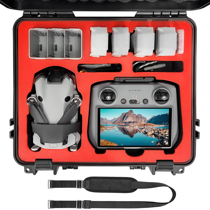 Mini 4 Pro Hard Case for DJI Mini 4 Pro/Mini 3 pro, Waterproof Case for Mavic mini 4 pro with DJI RC/DJI RC 2 Controller, Travel Case for DJI Mini 4 Pro/Mini 3 Pro Accessorie