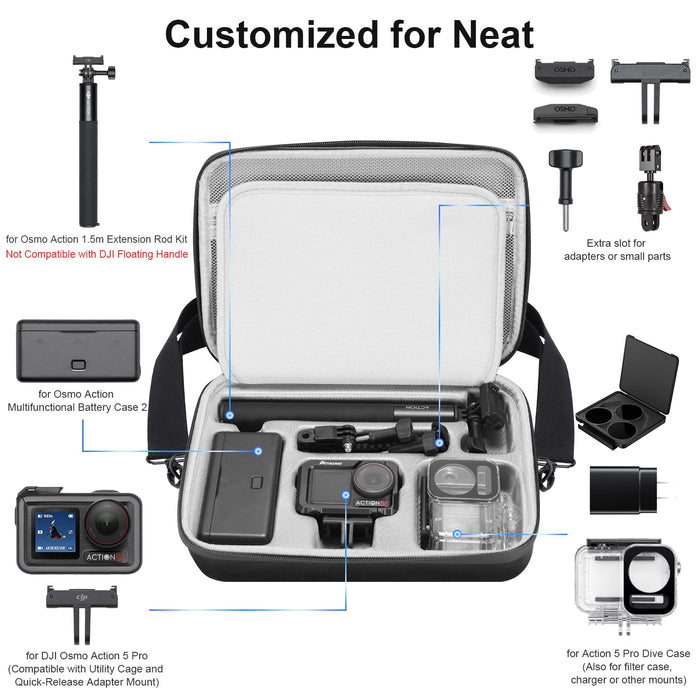 Carrying Case for DJI Osmo Action 5 Pro