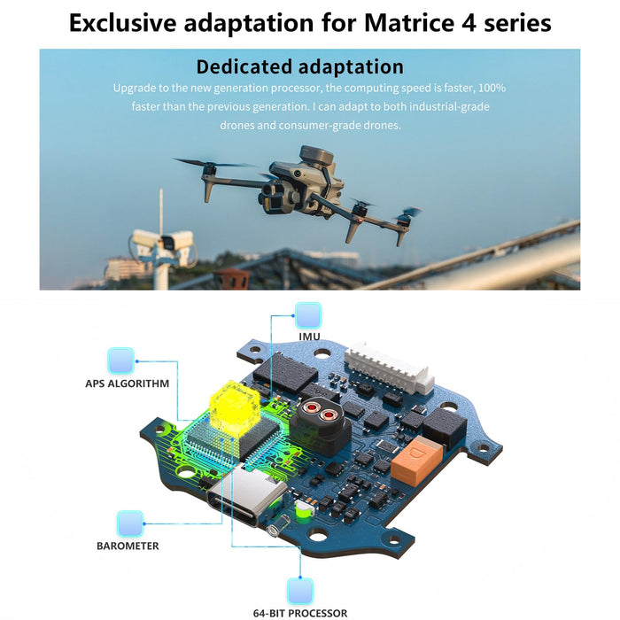 Drone Parachute for DJI Mavic 4 Pro, 2025 Upgraded 4 Gen Manti 4 UAV Flight Safety Guard, Matrice 4/Mavic 4 Pro/3 Pro/Air 3/Phantom 3/4 Accessories