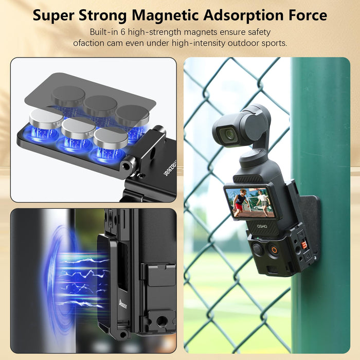 Metal Magnetic Mount Cage for DJI OSMO Pocket 3