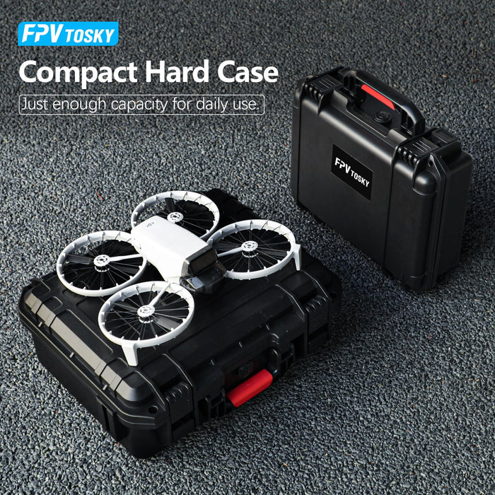 FPVtosky Hard Case for DJI Flip Drone, Compact Waterproof Carrying Case for DJI Flip with RC-N3, 3 Batteries and More Accessories [CASE ONLY]