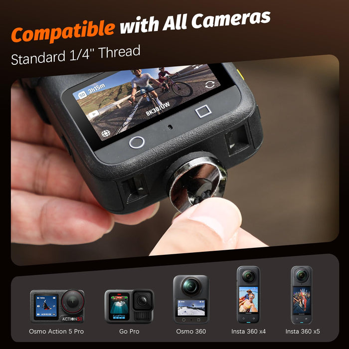 Camera Wrist Strap - Universal 1/4" Thread Screw Safety Strap Compatible with DJI Osmo 360, INSTA 360 X5/4, Action 5 Pro, Go Pro Hero Accessories, Soft Anti-Slip Wristband