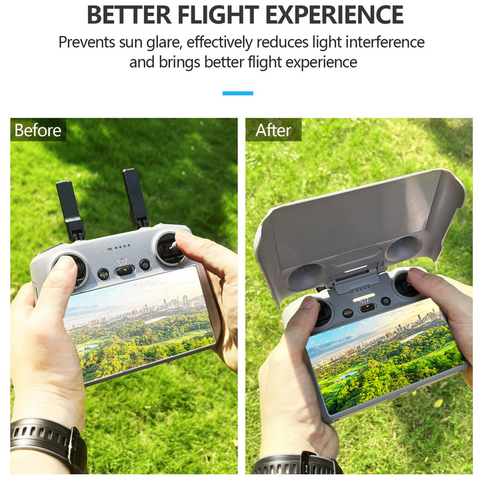 RC 2 Sun Hood + Neck Lanyard with Joystick for DJI RC/ RC2 Remote Controller