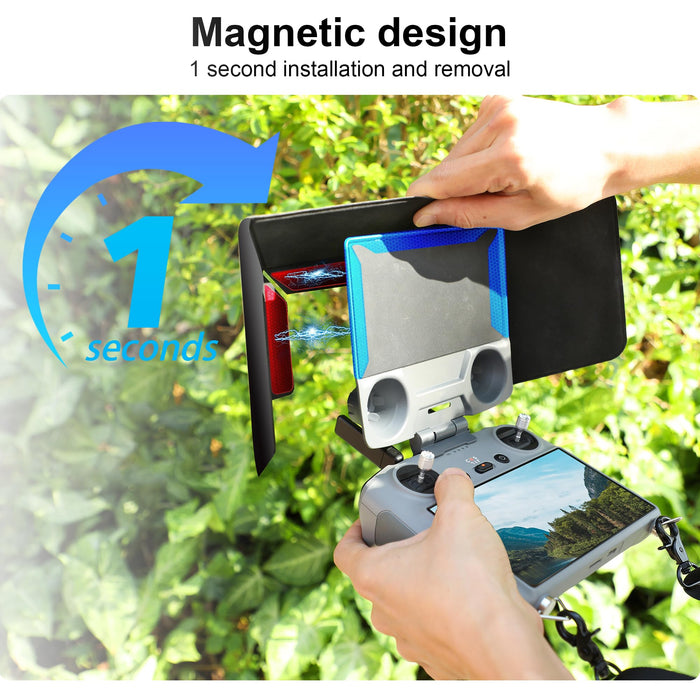 FPVtosky RC 2 Controller Sun Hood Cover for DJI Mini 4 Pro, DJI RC 2 Joysticks Protector for DJI Ari 3 Accessories, Dji Mini 4 Pro Drone Controller Screen Protection, DJI Mini 4 Pro Accessories