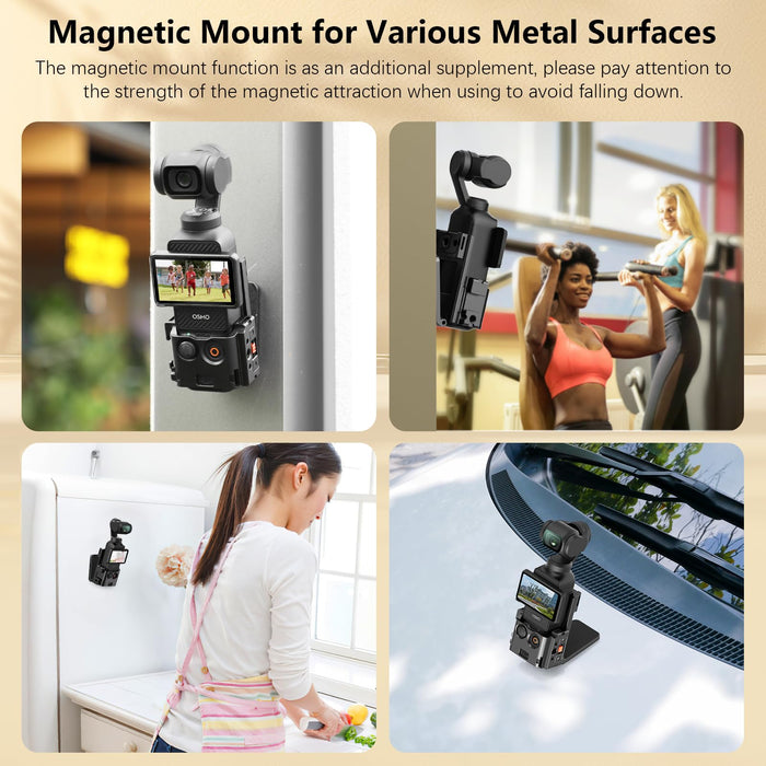 Metal Magnetic Mount Cage for DJI OSMO Pocket 3