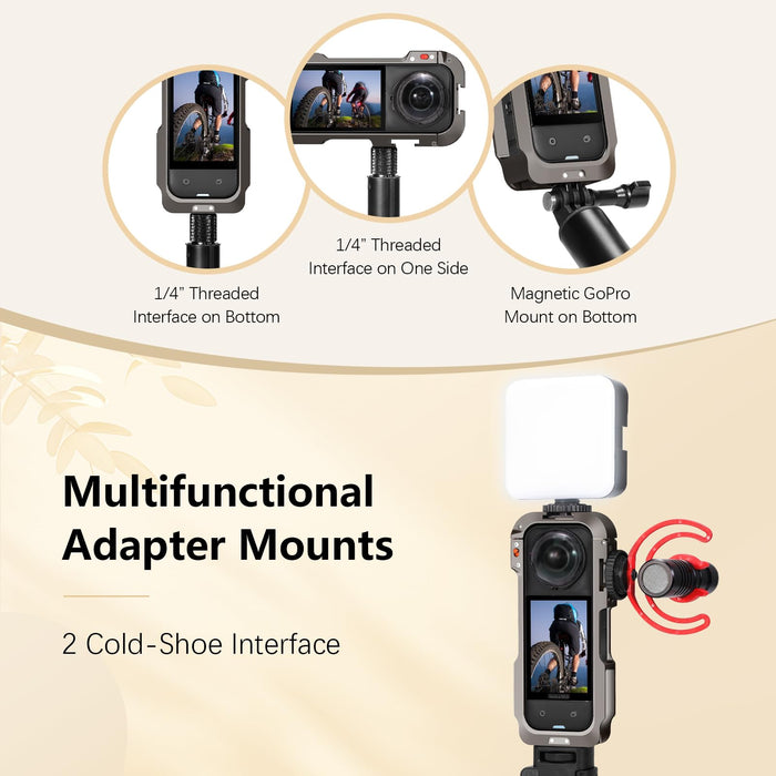 Metal Protective Case for Insta360 X5 Accessories