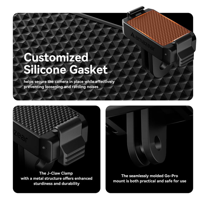 AMAZEAR Magnetic Mount for DJI OSMO Action 6 & Nano Accessories (2 Pack)
