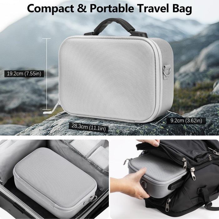 Carrying Case Drone Portable Bag for DJI Neo Fly More Combo Compact Bag with RC-N3 Storage Drone Accessories Gray