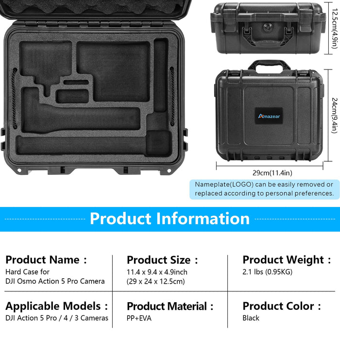 Hard Case for DJI Osmo Action 5 Pro