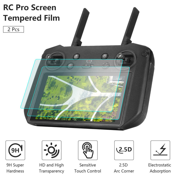 FPVtosky RC Pro Controller Protector Kit for DJI Mavic 3 Accessories, Kit includes RC Pro Sun Hood Cover, RC Pro Lanyard, RC Pro Screen Protector Accessories