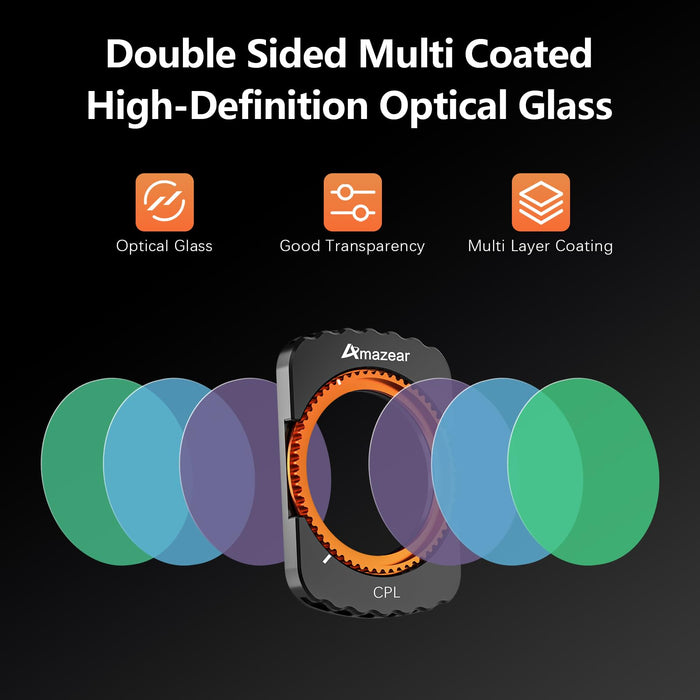 Filters Kit for DJI Osmo Pocket 3 Accessories