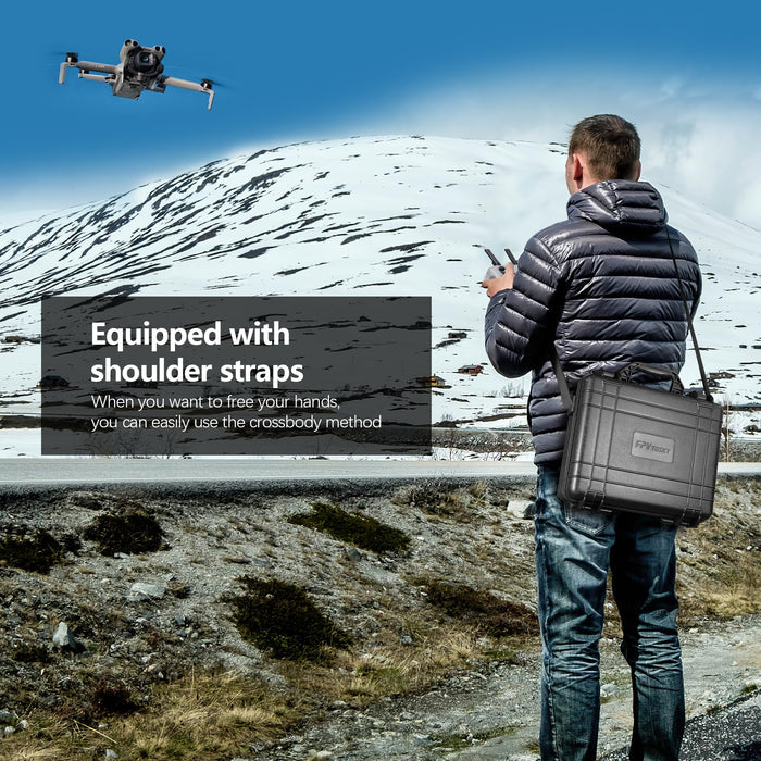 FPVtosky Hard Case for DJI Mini 5 Pro/Fly More Combo/Plus, Waterproof Carrying Case for Mavic Mini5 Pro RC 2 Accessories [ CASE ONLY ]