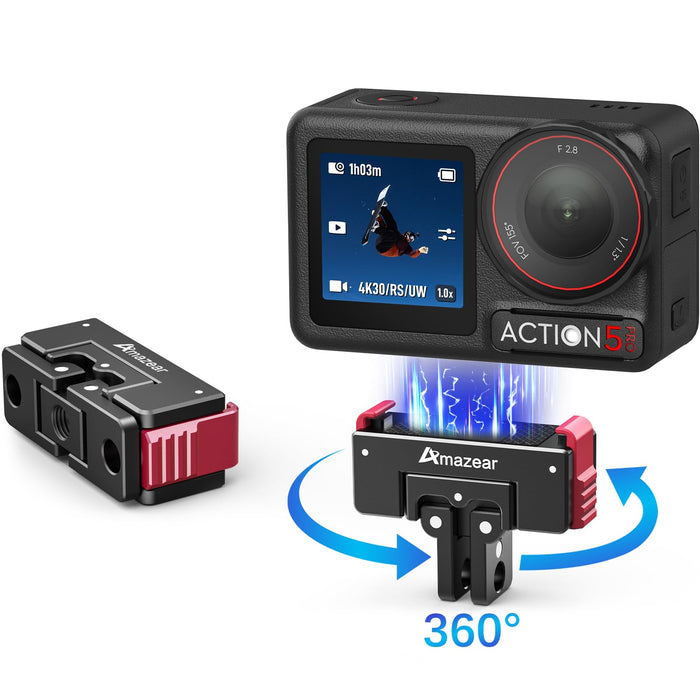 Magnetic Quick-Release Mount for OSMO Action 360,Action Camera