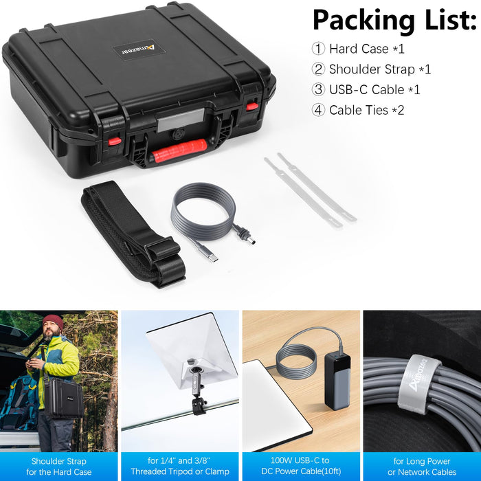 Waterproof Hard Case Kit for Starlink Mini