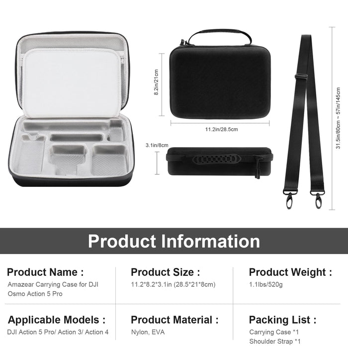 Carrying Case for DJI Osmo Action 5 Pro