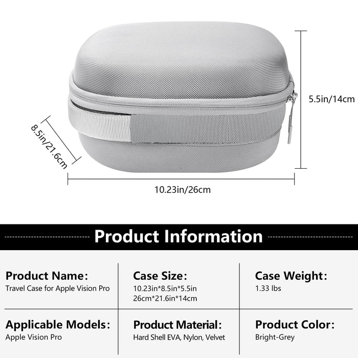 10-in-1 Carrying Case Set for Apple Vision Pro
