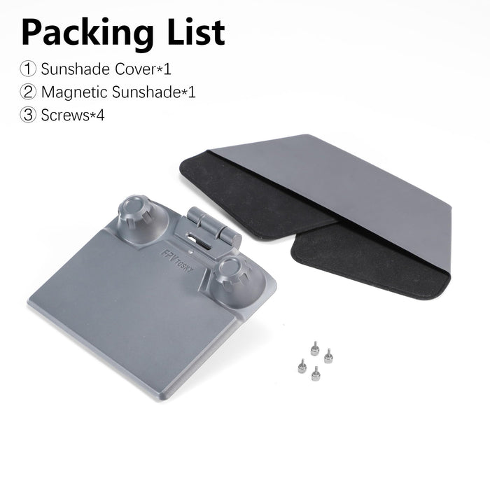 FPVtosky RC 2 Controller Sun Hood Cover for DJI Mini 4 Pro, DJI RC 2 Joysticks Protector for DJI Ari 3 Accessories, Dji Mini 4 Pro Drone Controller Screen Protection, DJI Mini 4 Pro Accessories
