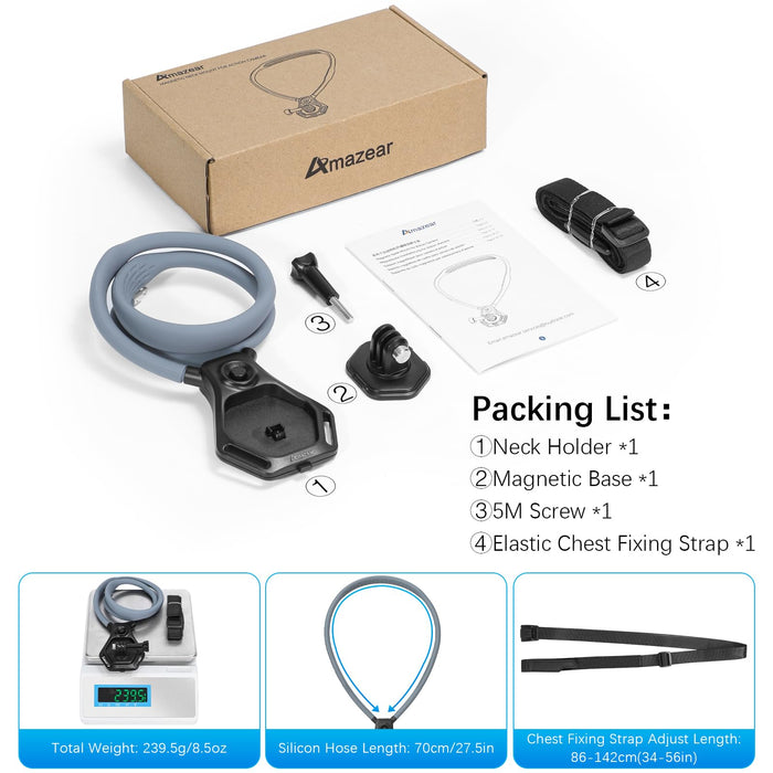 Magnetic Neck Holder for Action Camera Accessory
