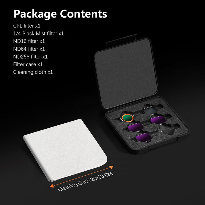 Filters Kit for DJI Osmo Pocket 3 Accessories
