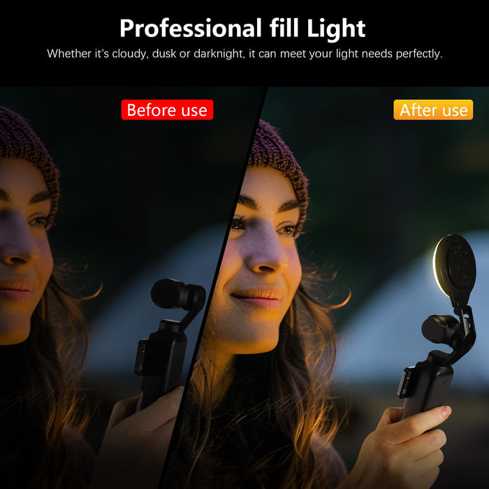 LED Light for DJI OSMO Pocket 3 Accessories